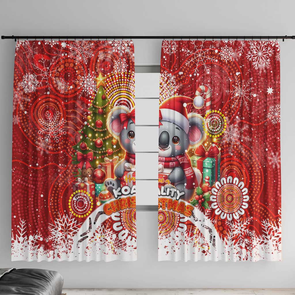 Koality Christmas Window Curtain Cute Aussie Koala Holiday - Aussie Hoodie