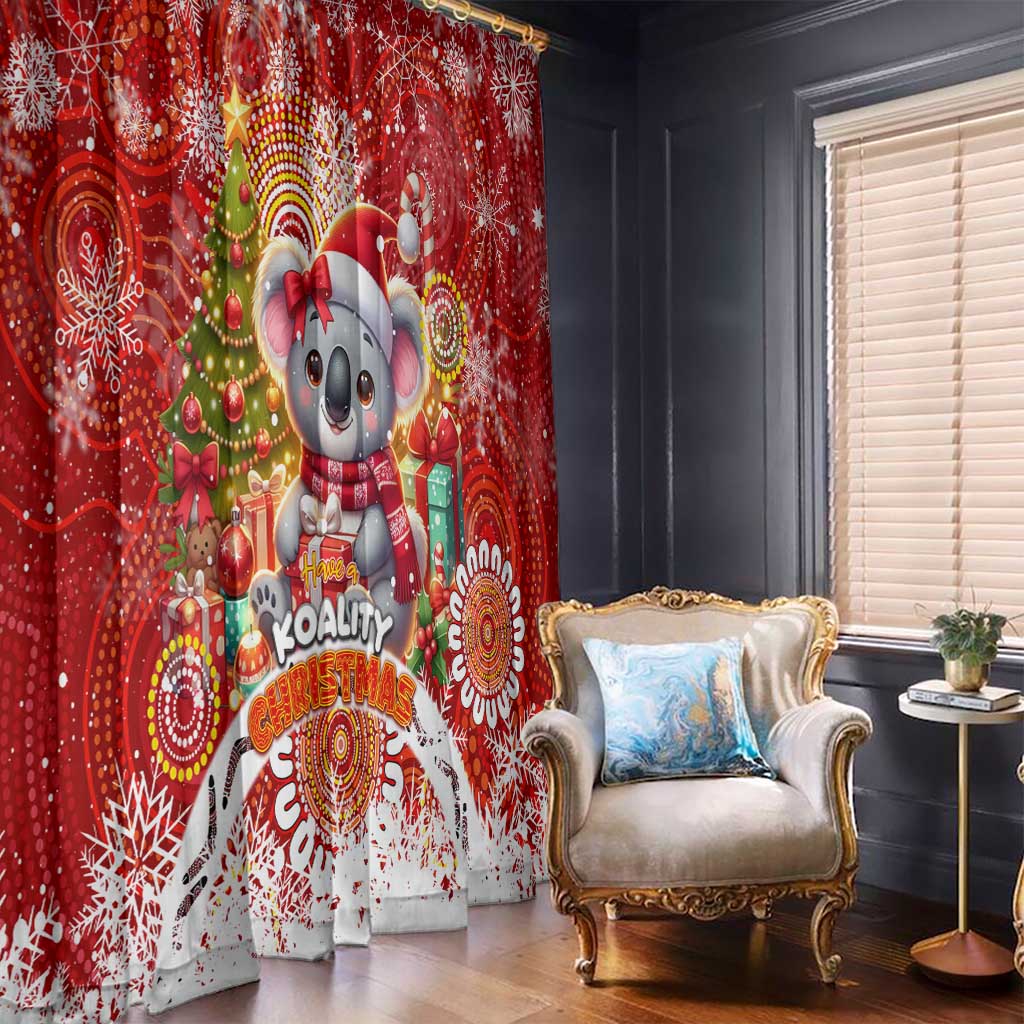 Koality Christmas Window Curtain Cute Aussie Koala Holiday - Aussie Hoodie