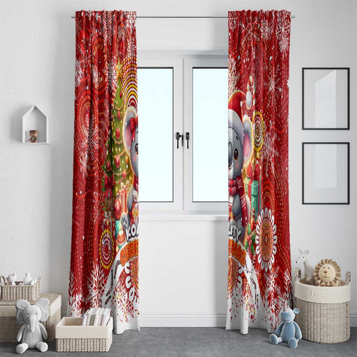 Koality Christmas Window Curtain Cute Aussie Koala Holiday - Aussie Hoodie