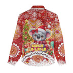 Koality Christmas Women Casual Shirt Cute Aussie Koala Holiday - Aussie Hoodie