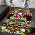 Koala Christmas Area Rug Australia Aboriginal Cute Santa Koalas - Aussie Hoodie