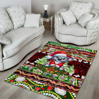 Koala Christmas Area Rug Australia Aboriginal Cute Santa Koalas - Aussie Hoodie