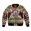 Koala Christmas Bomber Jacket Australia Aboriginal Cute Santa Koalas - Aussie Hoodie