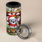 Koala Christmas 4 in 1 Can Cooler Tumbler Australia Aboriginal Cute Santa Koalas - Aussie Hoodie