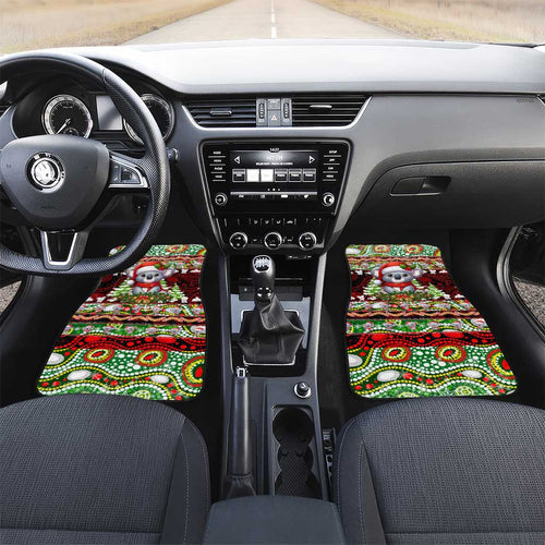 Koala Christmas Car Mats Australia Aboriginal Cute Santa Koalas - Aussie Hoodie