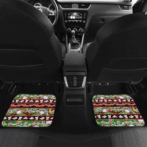 Koala Christmas Car Mats Australia Aboriginal Cute Santa Koalas - Aussie Hoodie