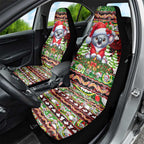 Koala Christmas Car Seat Cover Australia Aboriginal Cute Santa Koalas - Aussie Hoodie