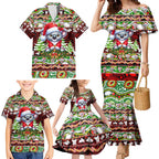 Koala Christmas Family Matching Mermaid Dress and Hawaiian Shirt Australia Aboriginal Cute Santa Koalas - Aussie Hoodie