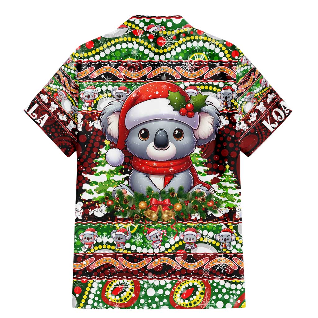 Koala Christmas Family Matching Mermaid Dress and Hawaiian Shirt Australia Aboriginal Cute Santa Koalas - Aussie Hoodie