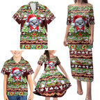 Koala Christmas Family Matching Puletasi and Hawaiian Shirt Australia Aboriginal Cute Santa Koalas - Aussie Hoodie