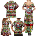 Koala Christmas Family Matching Summer Maxi Dress and Hawaiian Shirt Australia Aboriginal Cute Santa Koalas - Aussie Hoodie