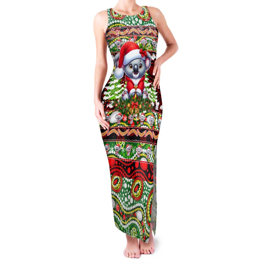 Koala Christmas Family Matching Tank Maxi Dress and Hawaiian Shirt Australia Aboriginal Cute Santa Koalas - Aussie Hoodie