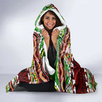 Koala Christmas Hooded Blanket Australia Aboriginal Cute Santa Koalas - Aussie Hoodie