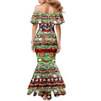 Koala Christmas Mermaid Dress Australia Aboriginal Cute Santa Koalas - Aussie Hoodie