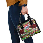 Koala Christmas Shoulder Handbag Australia Aboriginal Cute Santa Koalas - Aussie Hoodie