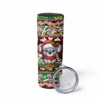 Koala Christmas Skinny Tumbler Australia Aboriginal Cute Santa Koalas - Aussie Hoodie