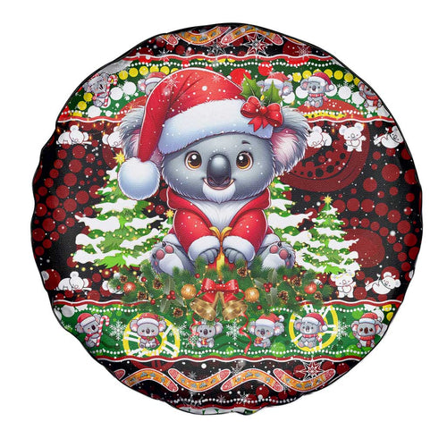 Koala Christmas Spare Tire Cover Australia Aboriginal Cute Santa Koalas - Aussie Hoodie