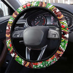 Koala Christmas Steering Wheel Cover Australia Aboriginal Cute Santa Koalas - Aussie Hoodie