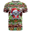 Koala Christmas T Shirt Australia Aboriginal Cute Santa Koalas - Aussie Hoodie