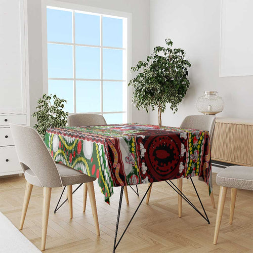 Koala Christmas Tablecloth Australia Aboriginal Cute Santa Koalas - Aussie Hoodie