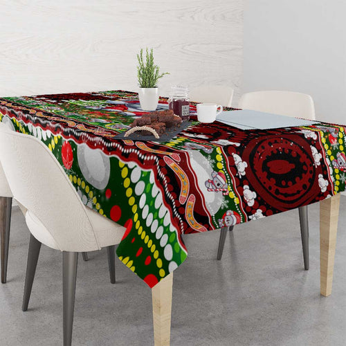 Koala Christmas Tablecloth Australia Aboriginal Cute Santa Koalas - Aussie Hoodie