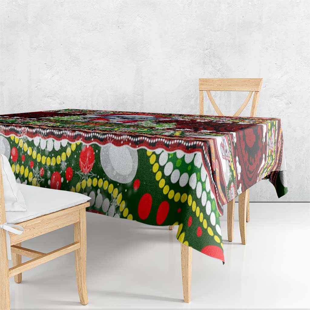 Koala Christmas Tablecloth Australia Aboriginal Cute Santa Koalas - Aussie Hoodie
