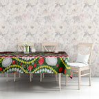 Koala Christmas Tablecloth Australia Aboriginal Cute Santa Koalas - Aussie Hoodie