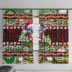 Koala Christmas Window Curtain Australia Aboriginal Cute Santa Koalas - Aussie Hoodie