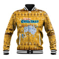 Merry Christmas Australia Baseball Jacket Xmas Travel Map - Aussie Hoodie