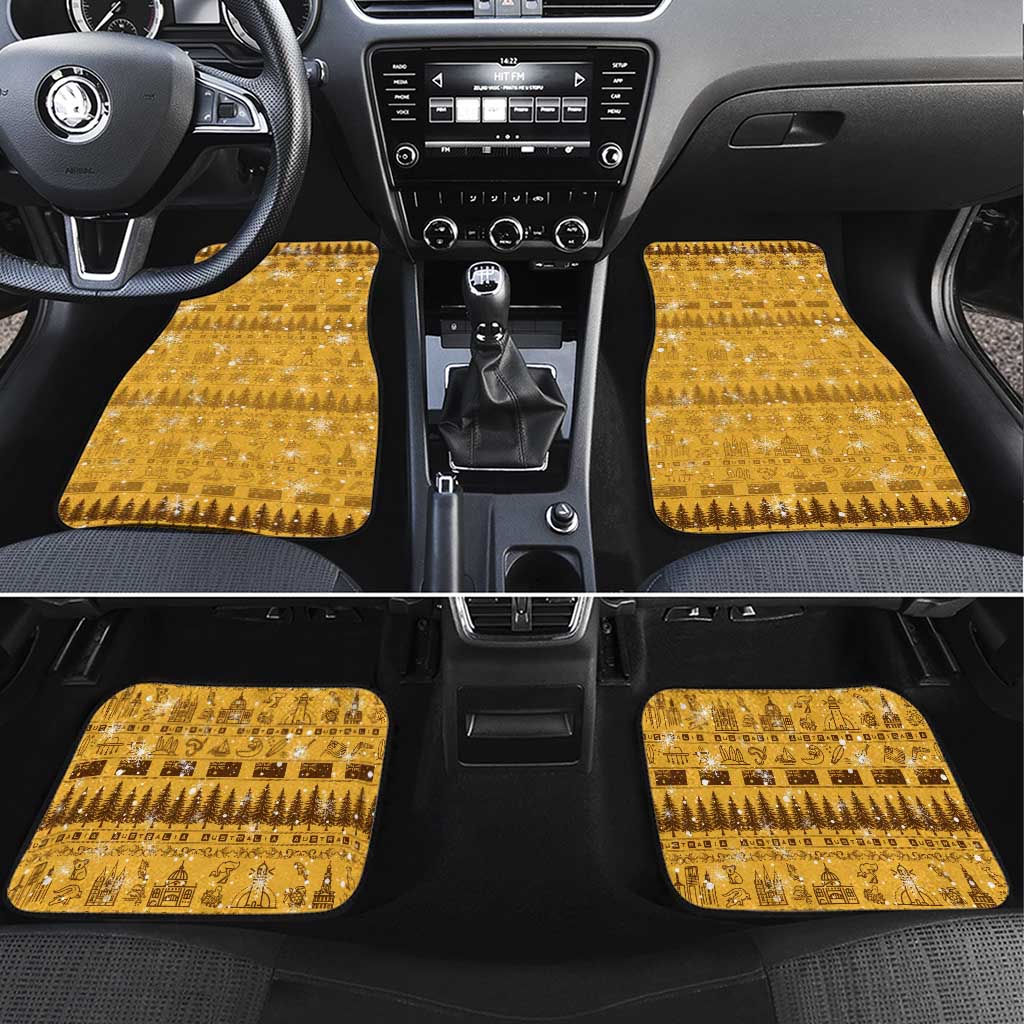 Merry Christmas Australia Car Mats Xmas Travel Map - Aussie Hoodie