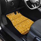 Merry Christmas Australia Car Mats Xmas Travel Map - Aussie Hoodie