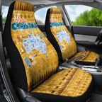 Merry Christmas Australia Car Seat Cover Xmas Travel Map - Aussie Hoodie