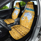Merry Christmas Australia Car Seat Cover Xmas Travel Map - Aussie Hoodie