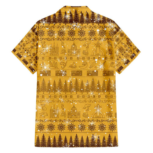 Merry Christmas Australia Family Matching Long Sleeve Bodycon Dress and Hawaiian Shirt Xmas Travel Map - Aussie Hoodie