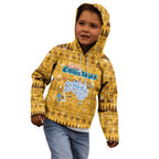Merry Christmas Australia Kid Hoodie Xmas Travel Map - Aussie Hoodie