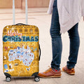 Merry Christmas Australia Luggage Cover Xmas Travel Map - Aussie Hoodie