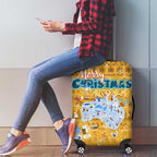 Merry Christmas Australia Luggage Cover Xmas Travel Map - Aussie Hoodie