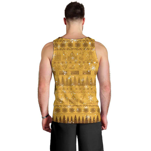 Merry Christmas Australia Men Tank Top Xmas Travel Map - Aussie Hoodie