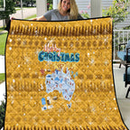 Merry Christmas Australia Quilt Xmas Travel Map - Aussie Hoodie