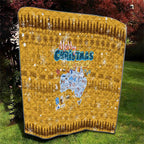 Merry Christmas Australia Quilt Xmas Travel Map - Aussie Hoodie