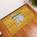 Merry Christmas Australia Rubber Doormat Xmas Travel Map - Aussie Hoodie