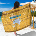 Merry Christmas Australia Sarong Xmas Travel Map - Aussie Hoodie