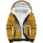 Merry Christmas Australia Sherpa Hoodie Xmas Travel Map - Aussie Hoodie