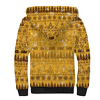 Merry Christmas Australia Sherpa Hoodie Xmas Travel Map - Aussie Hoodie