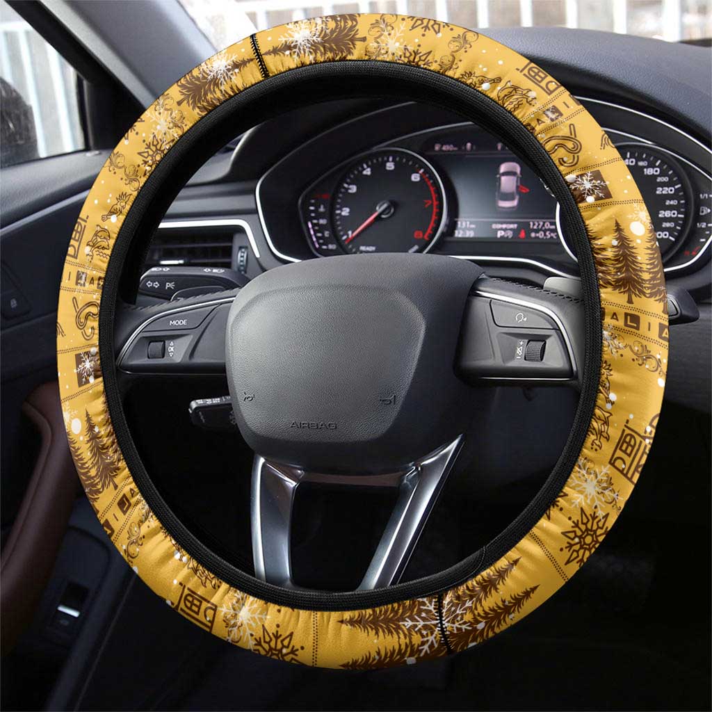 Merry Christmas Australia Steering Wheel Cover Xmas Travel Map - Aussie Hoodie