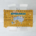 Merry Christmas Australia Tablecloth Xmas Travel Map - Aussie Hoodie