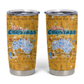 Merry Christmas Australia Tumbler Cup Xmas Travel Map - Aussie Hoodie