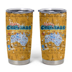 Merry Christmas Australia Tumbler Cup Xmas Travel Map - Aussie Hoodie