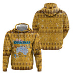 Merry Christmas Australia Zip Hoodie Xmas Travel Map - Aussie Hoodie