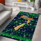 Merry Christmas New Zealand Area Rug Xmas Travel Map - Aussie Hoodie